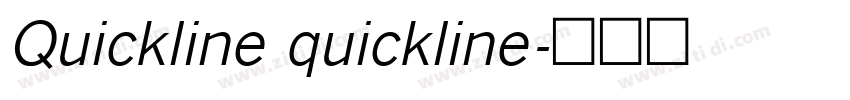 Quickline quickline字体转换